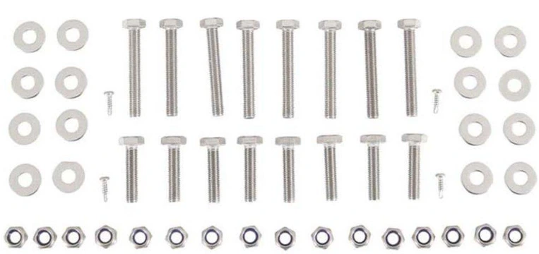 Different bolt sizes for mounting