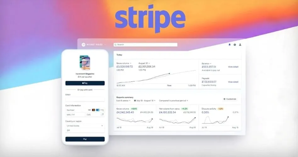 Stripe payment and booking illustration